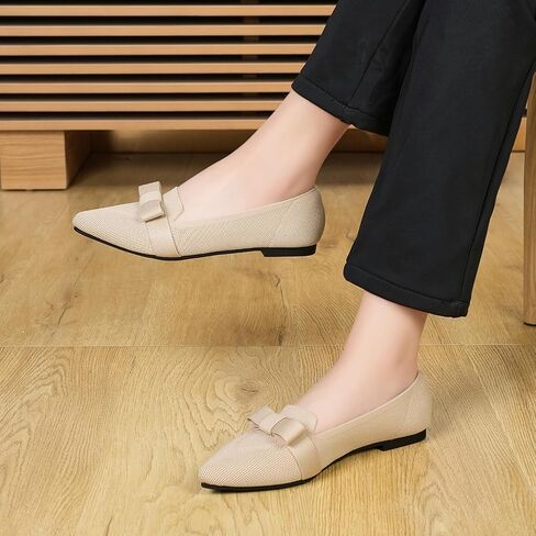 Flats for Women Pointed Toe Ballet Flats Shoes Mesh Breathable Comfortable Dressy Casual Slip On Ballerina Walking Flats in Saudi Arabia