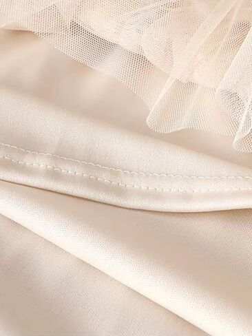 Women's Layered Tulle Skirts A Line Ruffle High Waisted Mesh Long Maxi Skirt Petticoat in Kuwait