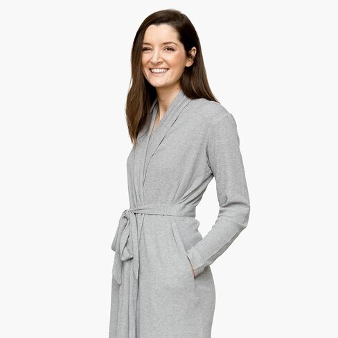 Monica + Andy Organic Cotton Printed Lounge Robe Women or Maternity in Saudi Arabia