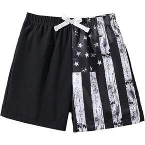 Floerns Boy's Swim Trunks Star Print ملابس السباحة بدلة السباحة