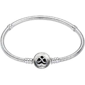 S925 Sterling Silver Snake Bracelet DIY سوار مطرز