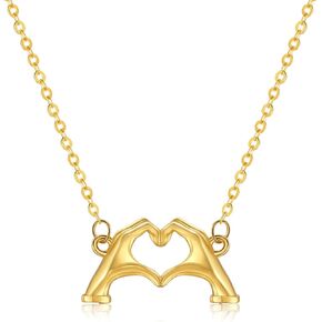 Heart Hands Gifts for Fans and Music Lovers, Necklaces Merch for Girls, Teenagers and Children Jewelry Accessories Stuff Friendship Gifts Suitable for More than 36 Months
