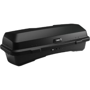Thule Santu Hitch Cargo Box - Compatible Epos Bike Rack - 9 cu ft Internal Volume - 99lb Weight Capacity - Integrated Secure Lock System - Built-in Wheels for Easy Transport and Storage