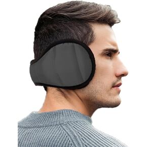 Winter Ear Warmers, Unisex Foldable Ear Muffs, Adjustable, Waterproof, Windproof For Men Women Winter Accessory