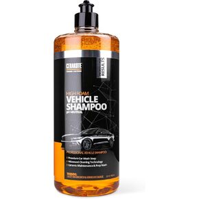 CERAKOTE High Foam Vehicle Shampoo (16 oz) – pH Neutral Premium Car Wash Soap for FoamCannon, SnowFoam, Pressure Washer & Hand Wash – Ceramic Coating Prep & Maintenance – Citrus Scent – Maximum Suds