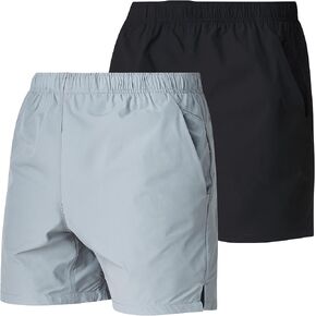 Men's 5 Inch Swim Trunk's with Liner 2 Pack Mens Stretch Quick Dry Beach Shorts Swimming Trunks & Bathing Suits for Men in Saudi Arabia