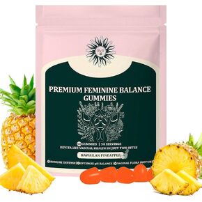 Hawaiian Pineapple Vital Source Feminine for Women's Sealed and Easy to Store V Premium Balance(60 Count)