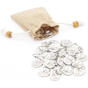 20 PCS Pocket Angel Spirit Guardian Angel Token - Pocket Lucky Coins 2 Side- الرموز المعدنية تقلق على عملات Angel Coins الهدايا المسيحية لأصدقاء العائلة (الذهب المثقب)