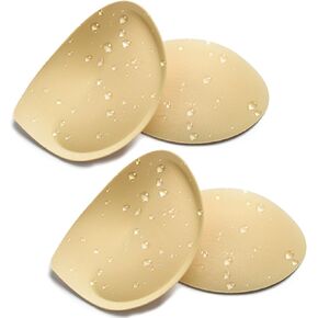 Nimiah Super Thick Push-up Inserts - Waterproof Breast Enhancer Add Cleavage in Swimsuits Sports Tops 2 Pairs Sew in Bra Cup