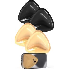 Sticky Push Up Bra Inserts 2 Pairs-Double Sided Sticky Waterproof Bra Pads for Volume