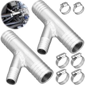 ForoGore GRT A Pair 1" to 5/8 CAB Heater Y Fitting UTV SXS RZR CAN AM Polaris