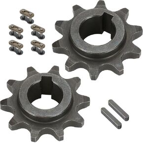 GREHUA 40 41 420 Chain Sprocket 10 Tooth 5/8" Bore 3/16" Keyway for Coleman CT200U BT200X CT200U-EX KT196 CK196 212cc 196cc 5.5hp 6.5hp 200cc Mini Bike Go Kart 20/30 Series Torque Converter Parts