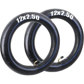 2-PCS 12x2.50 الأنبوب الداخلي مع CR202 STEM متوافق مع 12 1/2x 2 1/4 12.5 × 2.25 12 x 2.125 12 x 2.20 12 x 2.25 12 x 2.3 12 x 2.35 12 x 2.40 12x2.50 kid bike tyre tire