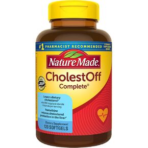 Nature Made CholestOff Complete, 120 Softgels, 20 Day Supply
