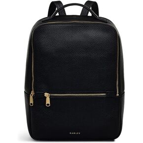 RADLEY London Sunny Dene Women’s Small Leather Zip Around Backpack, Black