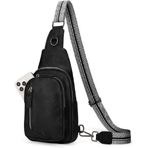 Leather Crossbody Bags Sling Bag for Women, Shoulder Backpack, Leather Sling Bag for Women Crossbody Purse Travel