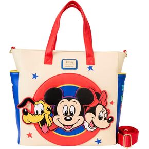 Loungefly Disney Mickey and Friends Convertible Backpack & Tote Bag