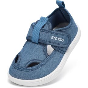 Toddler Wide Toe Box Water Shoes: Boys Girls Zero Drop Beach Sandals Summer Kids Barefoot Swim Pool Shoe