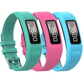 حزام لساعة Garmin Vivofit 1 / Vivofit2، حزام ساعة بديل من السيليكون الناعم لجهاز Garmin Vivofit 1 / Vivofit 2 لتعقب الأنشطة، صغير، كبير، عشرة ألوان