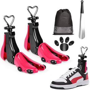 2 Pieces Shoe Stretcher Boot Stretcher, Adjustable Width and Length Shoe Expander Shoe Widener Stretcher Women Men