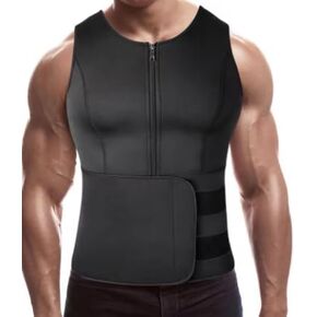 Men Waist Trainer Abdomen Reducer Belly Slimming Body Shaper Sauna Top Vest Fitness Corset Burn Fat Shapewear Trimmer Belt
