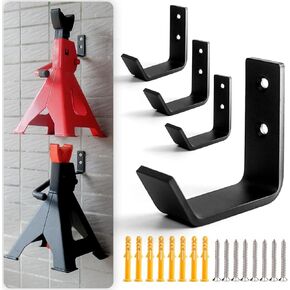 6 Ton Jack Stands Wall Mount Organizer, Heavy Duty Stainless Steel Holder Hook Fits 6 Ton Jack Stands - 4 Packs in Kuwait