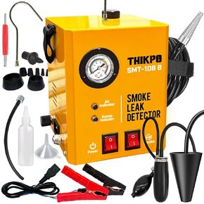 Smoke Machine Automotive Built-in Air Pump, Professional Smoke Leak Detector for Car, Diagnostic Leak Tester Tools for EVAP, Vacuum, Pipe, Fuel and More Leak Testing for All 12V DC Vehicles