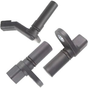 3PCS Crankshaft + 2xcamshaft مستشعر مستشعرات 2004-2010 Ford F-150 5.4L ؛ 2004-2010 فورد F-250 F-350 Super Duty 5.4L