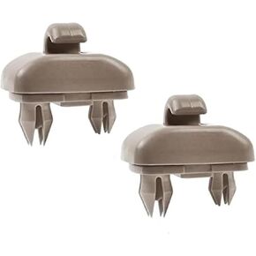 2PCS Audi Inner Sun Bisor Clips ، HOACK LOCKED CAR LOTER INTERIOR COR - متوافق مع Audi Q5 Q3 A1 A3 A4 A5 S3 S5 TT ، OEM: 8U0857562A (أسود)