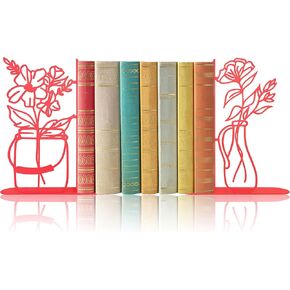 نهايات كتاب زهرة المعادن ، نهايات كتاب لطيف لمكتب منزلي ديكور كتاب ديكور نهايات للأرفف ، هدية مثالية لمحبي الكتب (أسود)