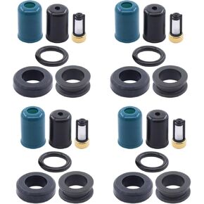 ApplianPar Fuel Injector O-Rings Seal Filters Rebuild Kit for Toyota Pickup 4Runner 2.4L Engine 22RE 1984 1985 1986 1987 1988 1989 1990 1991 1992 1993 1994 1995