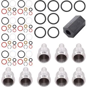 ApplianPar Oil Rail Leak Repair Kit Tool with O-rings and Injector Seal for Ford 6.0L Powerstroke 2003 2004 2005 2006 2007