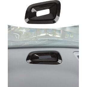 ل Chevy Collision Collision Light Button Trim متوافق مع شيفروليه ضواحي Tahoe GMC-Yukon 2020-2025 ، الملحقات الداخلية على غرار ألياف الكربون مواد ABS