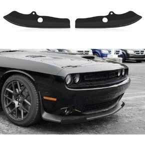 Front Bumper Lip Splitter Protector Cover Replacement Part for 2015-2023 Dodge Challenger Scat Pack R/T GT SRT Not for Plus,Widebody (2pcs/Set) (Yellow)