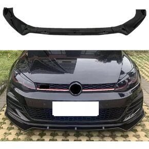 مفسد الشفاه الأمامي المصد الأمامي مناسب لتوافق مع فولكس واجن VW Golf GTI/Golf R/R-Line MK7 7.5 2015-2021 Air Chin Body Kit