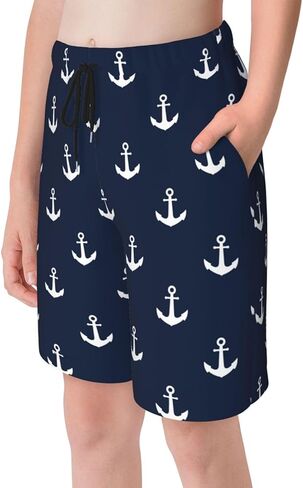 Boys Swim Trunks with Compression Liner Swim Shorts Swimwear Quick Dry Boy Bathing Suit Beach Swimsuit Toddler in Kuwait