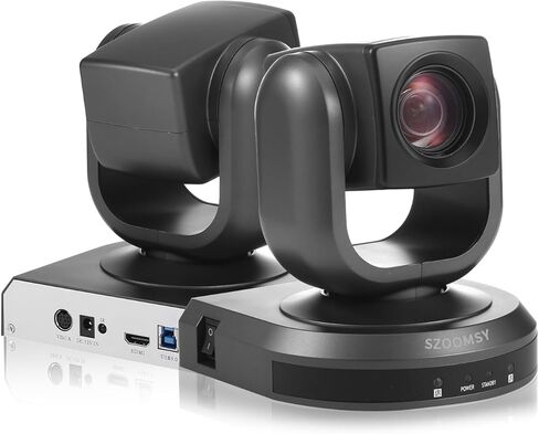 SZOOMSY HDMI USB PTZ Camera 20x Optical Zoom USB Support 4K30fps, HDMI Support 1080P Conference Camera for Remote videoconferencing, Broadcasting, Church Events, Schools, etc. Live Streaming Camera in Saudi Arabia