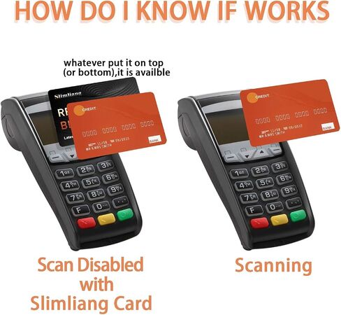 4 بطاقة حظر حزمة RFID ، تصميم SMART SLIM يناسب تمامًا محفظة/محفظة in Saudi Arabia