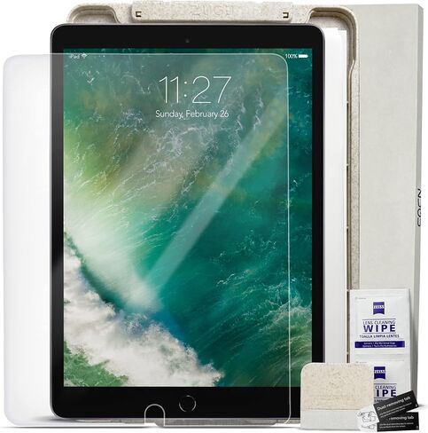 ZUGU CASE Screen Protector for iPad Pro 12.9 3rd/4th/5th/6th Gen - Tempered Glass Scratch-Resistant Film - Fingerprint & Smudge-Resistant Protector - Includes Biodegradable Installation Guide in Kuwait