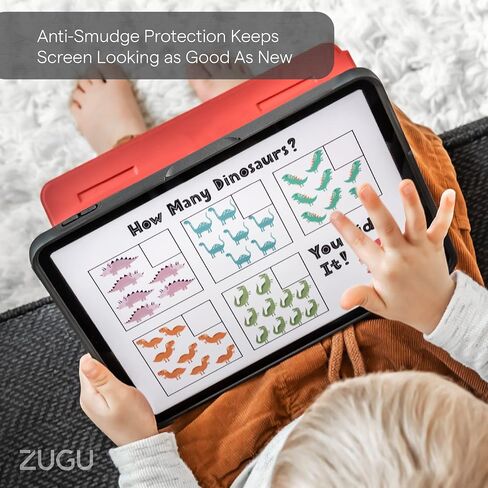 ZUGU CASE Screen Protector for iPad Pro 12.9 3rd/4th/5th/6th Gen - Tempered Glass Scratch-Resistant Film - Fingerprint & Smudge-Resistant Protector - Includes Biodegradable Installation Guide in Kuwait