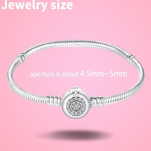 S925 Sterling Silver Snake Bracelet DIY Beaded Bracelet in Saudi Arabia