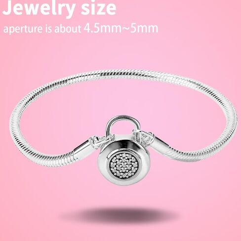 S925 Sterling Silver Snake Bracelet DIY Beaded Bracelet in Kuwait