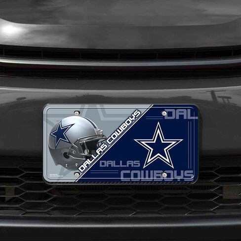 علامة Rico Industries NFL Washington Commanders سبليت معدنية تلقائية مقاس 8.5 بوصة × 11 بوصة - رائعة للشاحنة/السيارة/سيارات الدفع الرباعي in Kuwait