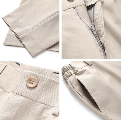 Boys Vest Suits 2 Piece Outfit Tuxedo Set for Kids Size 4-14 Formal Suit for Boys with Vest and Pants Set Slim in Kuwait