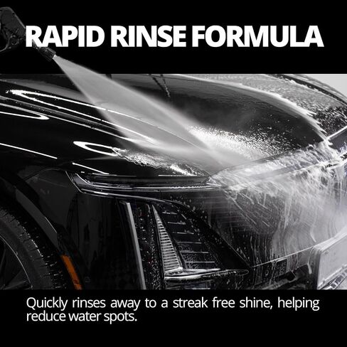 CERAKOTE High Foam Vehicle Shampoo (16 oz) – pH Neutral Premium Car Wash Soap for FoamCannon, SnowFoam, Pressure Washer & Hand Wash – Ceramic Coating Prep & Maintenance – Citrus Scent – Maximum Suds in Saudi Arabia