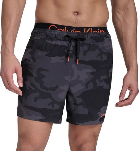 Calvin Klein Men's Volley Quick Dry Stretch Swim Trunk in Saudi Arabia