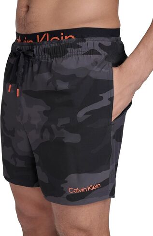 Calvin Klein Men's Volley Quick Dry Stretch Swim Trunk in Saudi Arabia