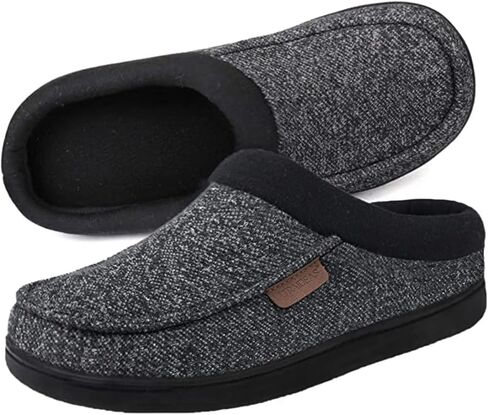 ULTRAIDEAS Men's Nealon Moccasin Clog Slipper, Slip on Indoor/Outdoor House Shoes in Saudi Arabia