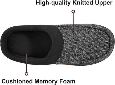 ULTRAIDEAS Men's Nealon Moccasin Clog Slipper, Slip on Indoor/Outdoor House Shoes in Saudi Arabia