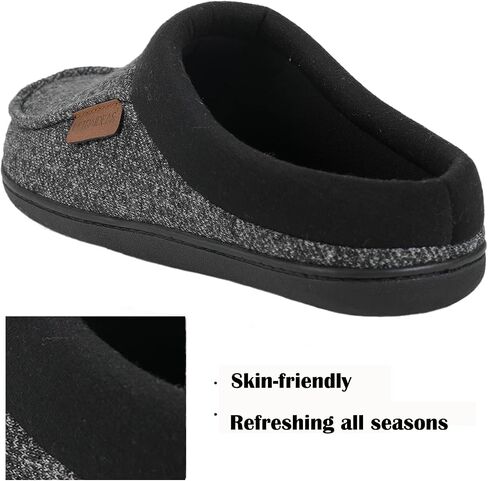 ULTRAIDEAS Men's Nealon Moccasin Clog Slipper, Slip on Indoor/Outdoor House Shoes in Saudi Arabia